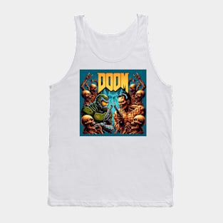 Doom Guy vs. Evil Dead Tank Top